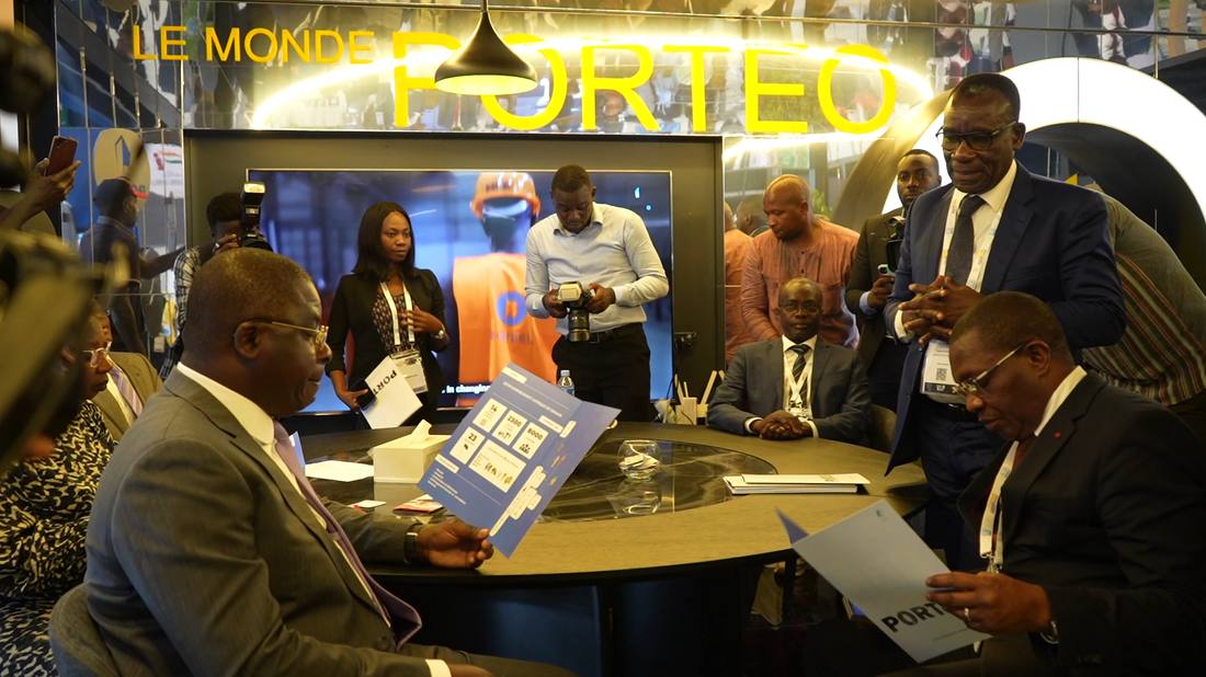 Porteo stand at trade event