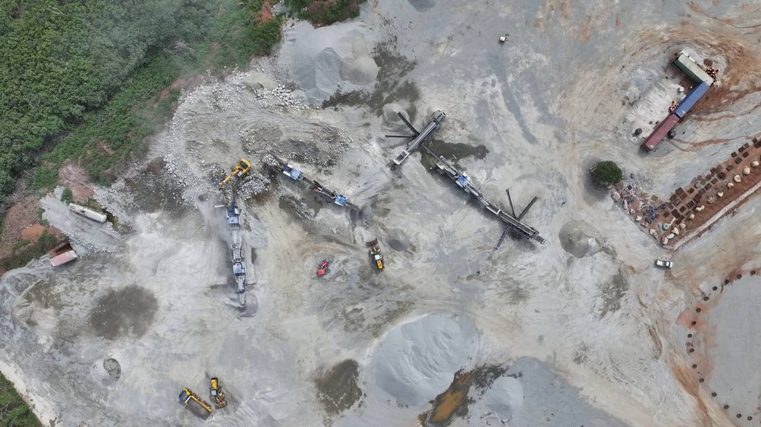 Aerial quarry survey