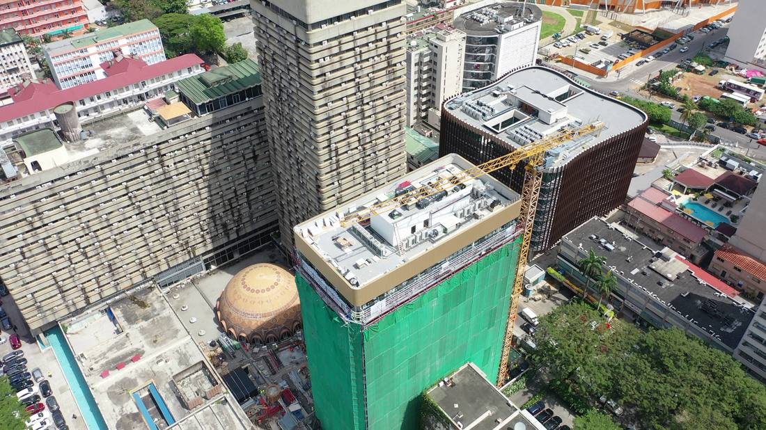 Abidjan tower construction